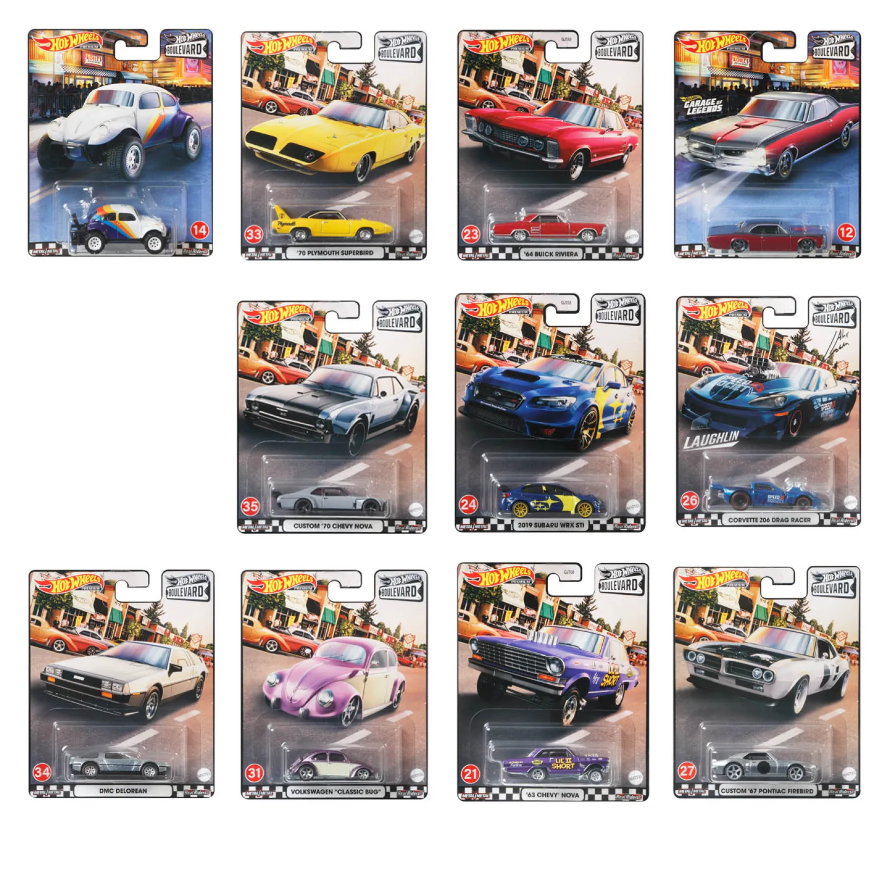 Hot Wheels Premium Boulevard Assorti