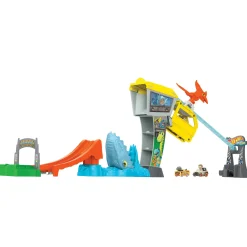 Hot Wheels racerverse blauw raptor rush track set