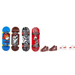 Hot Wheels Skate Fingerboard + Schoen 4-Pack Assorti