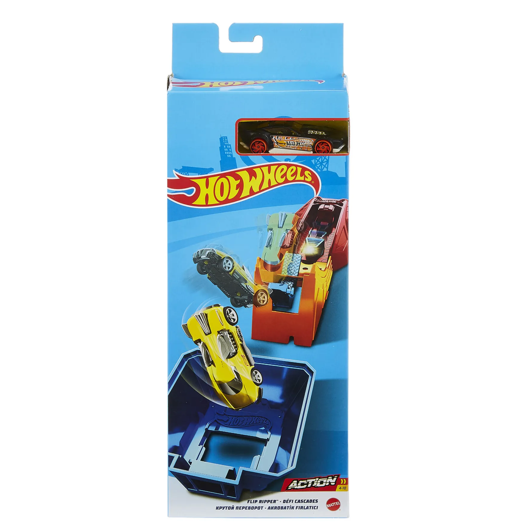 Hotwheels Action Classic Stunt + Auto Assorti