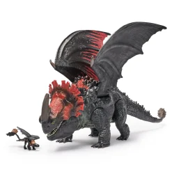 How To Train Your Dragon Red Death Chomping  Rampage Playset