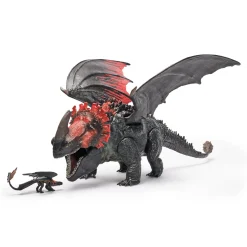 How To Train Your Dragon Red Death Chomping  Rampage Playset
