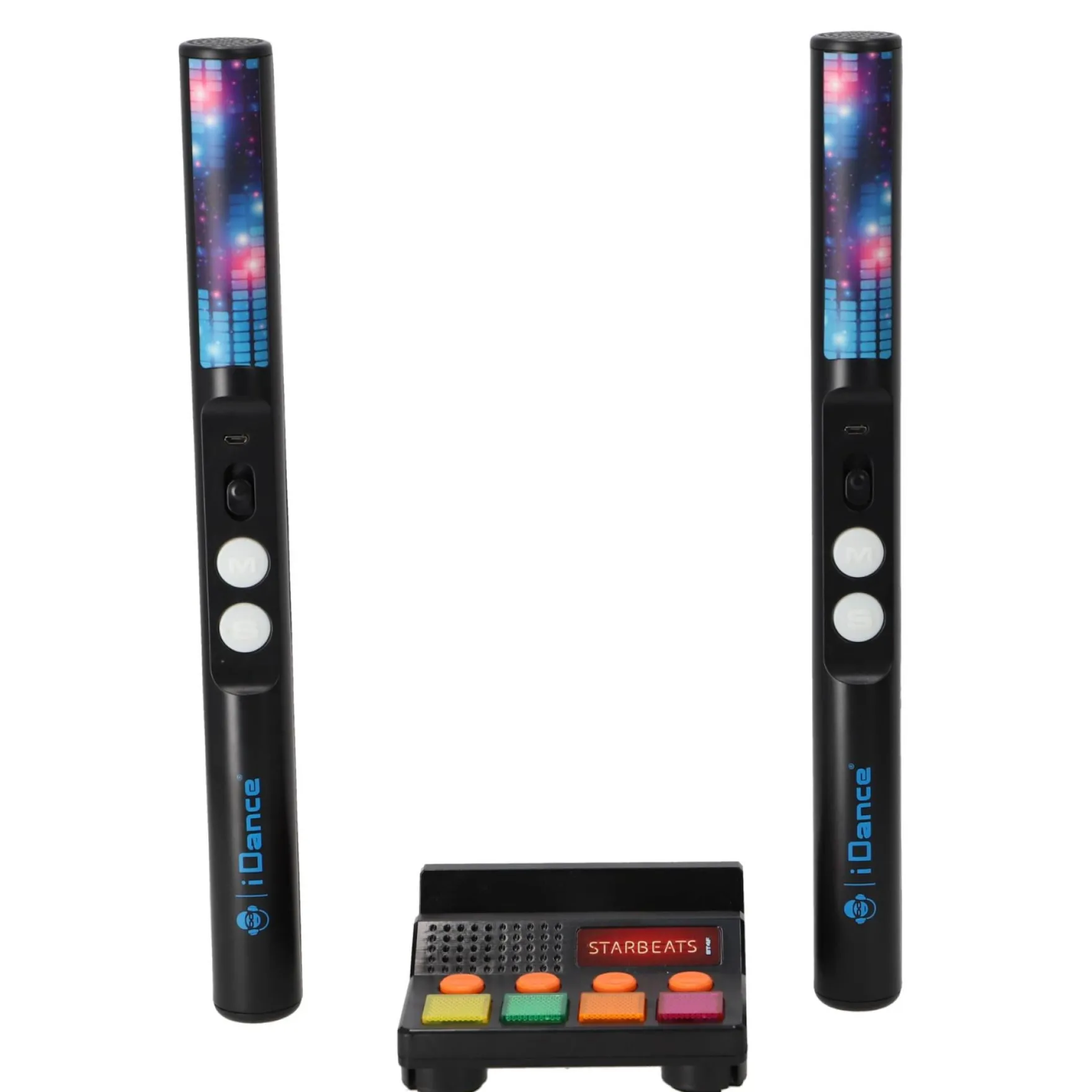 Idance drums freedom electrisch zwart inclusief licht en mengpaneel