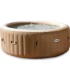 Intex PureSpa Jacuzzi Bubble Massage 4 pers. 196 cm + energy efficient afdekzeil