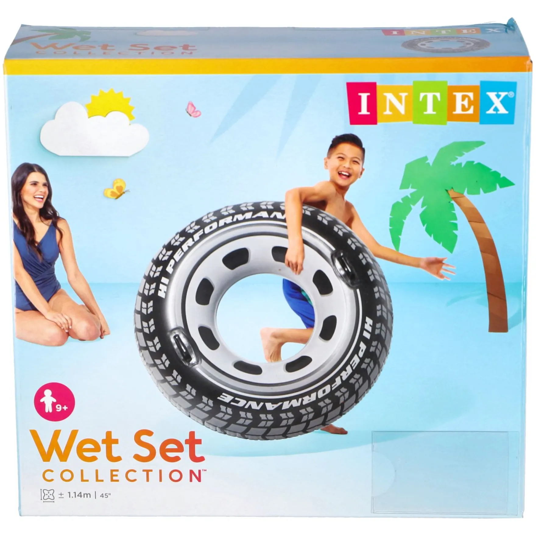 Intex Zwemring Monstertruck + Handvat 114 CM