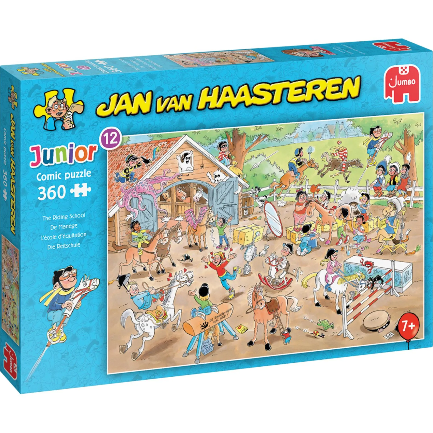 Jan van Haasteren Junior puzzel de manege 360 stukjes