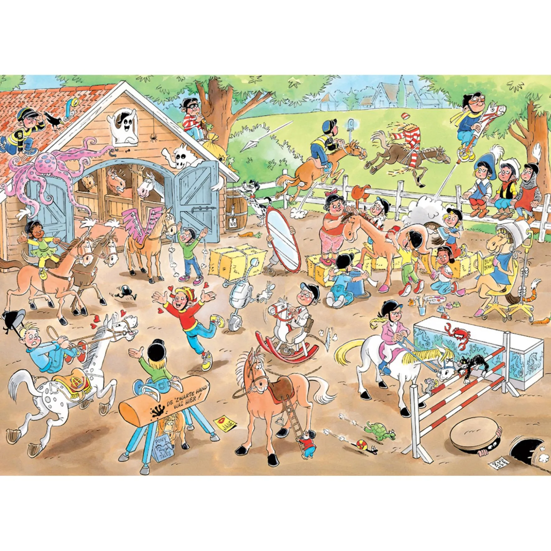 Jan van Haasteren Junior puzzel de manege 360 stukjes