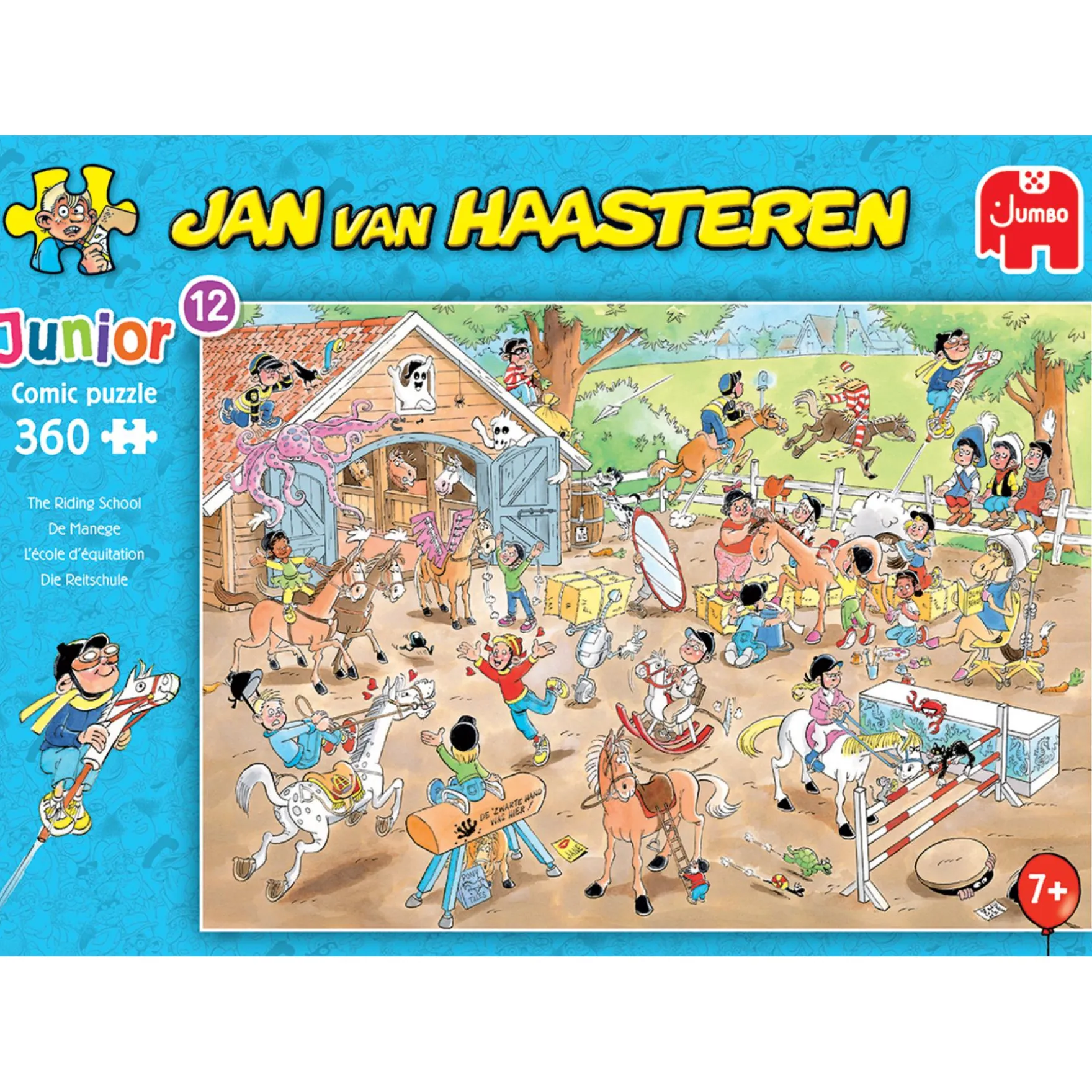 Jan van Haasteren Junior puzzel de manege 360 stukjes