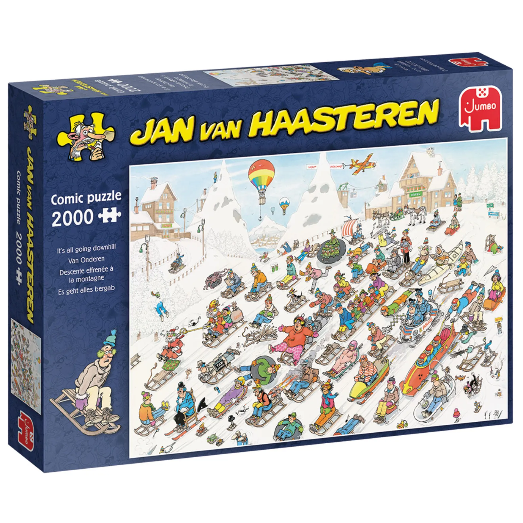 Jan Van Haasteren Puzzel Van Onderen! 2000 Stukjes