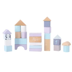 Jipy Blokkenton Hout Uni 48-delig