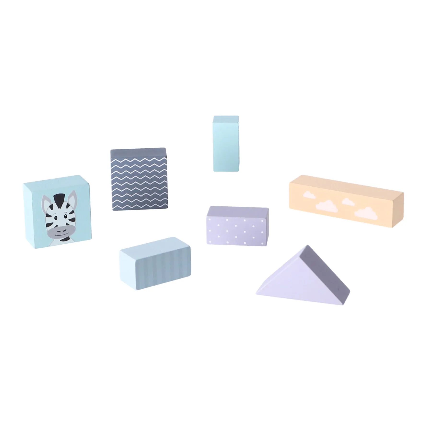 Jipy Houten Blokkenkar Met Blokken Hout Uni