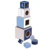 Jipy Stapeltoren Hout Blauw