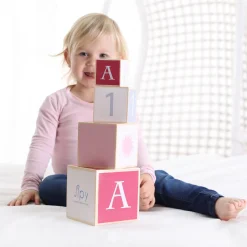 Jipy Stapeltoren Hout Roze