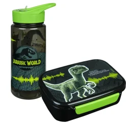 Jurrasic world set broodtrommel en drinkfles