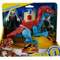 Jurrassic World Imaginext Dino + Figure Assorti