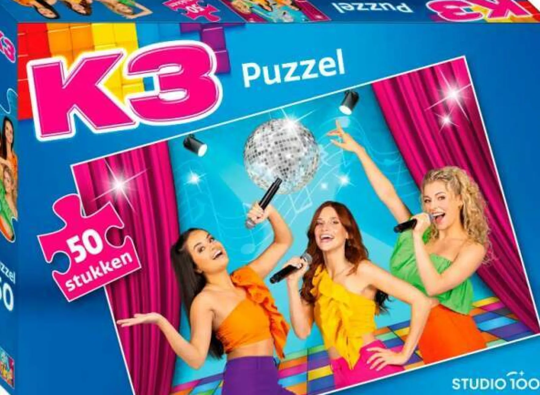 K3 Puzzel 50 Stuks Alle Kleuren