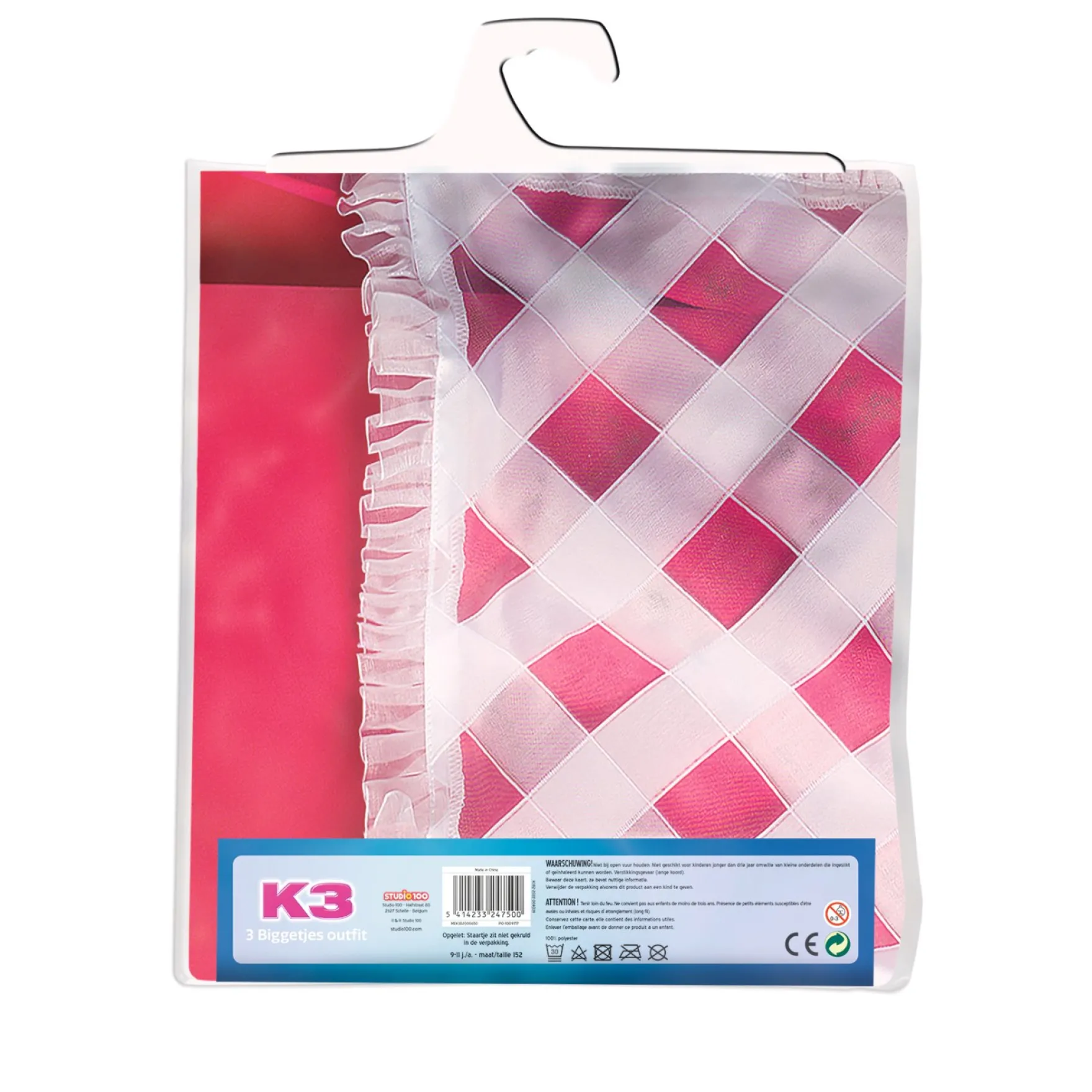 K3 Verkleedjurk 3 Biggetjes 9-11 Jaar