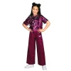 K3 Verkleedkleding Outfit Broekpak Glitter Roze  3-5 Jaar