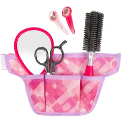 Kappersset in heuptas met accesoires