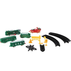 Kersttrein met licht en geluid 25 delig