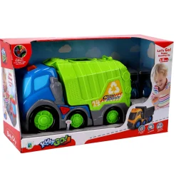 Kiddy Go vuilniswagen met licht en geluid 31 cm