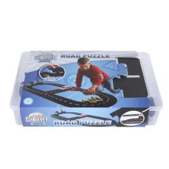Kids Globe autobaan wegdelen 18 delig 307,5 cm
