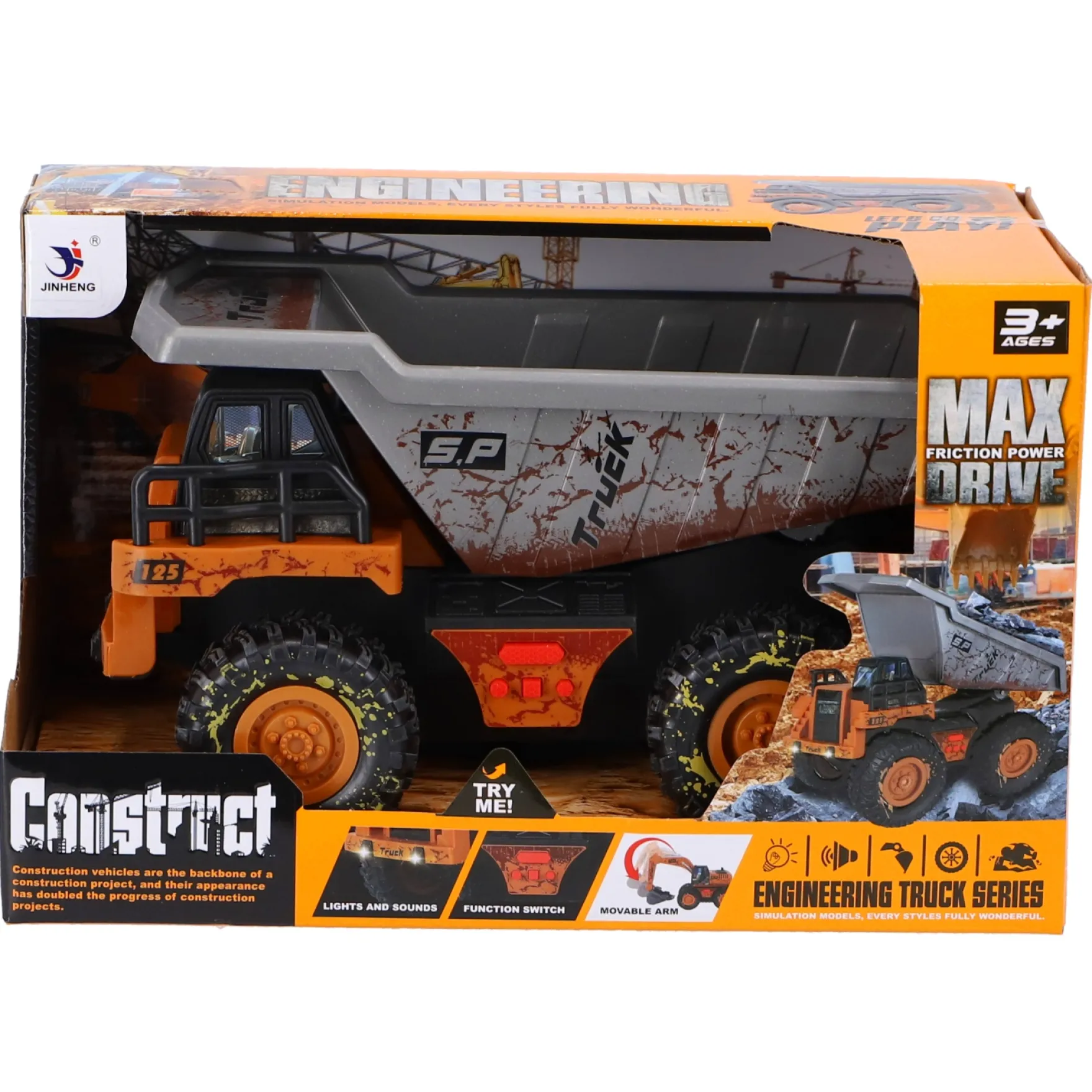 Kiepwagen Constructie Met Licht En Geluid