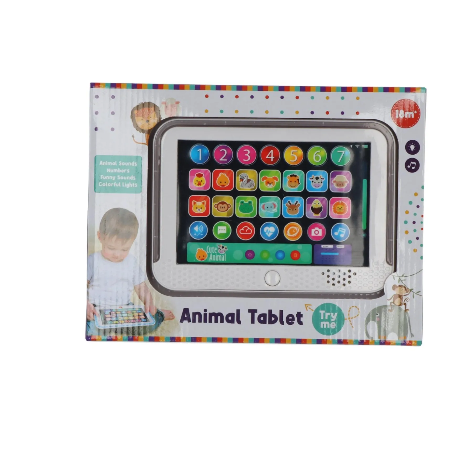 Kinder tablet dieren met geluid