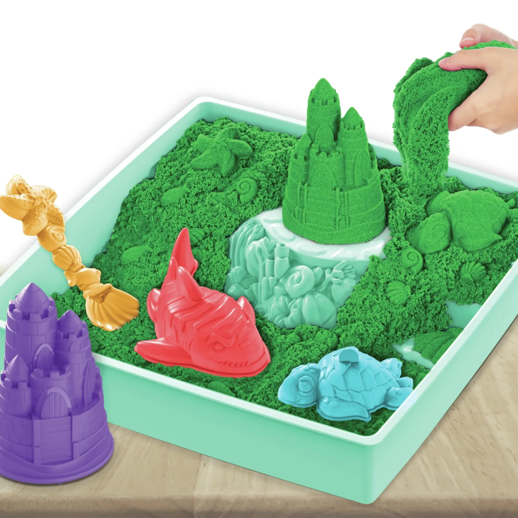 Kinetic Sand Sand Box Green