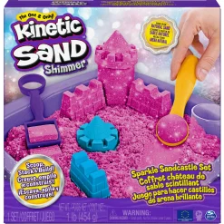 Kinetic Sand Sparkling Sandcastle Pink