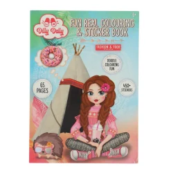 Kleur- En Stickerboek Dilly Dally 2 Assorti