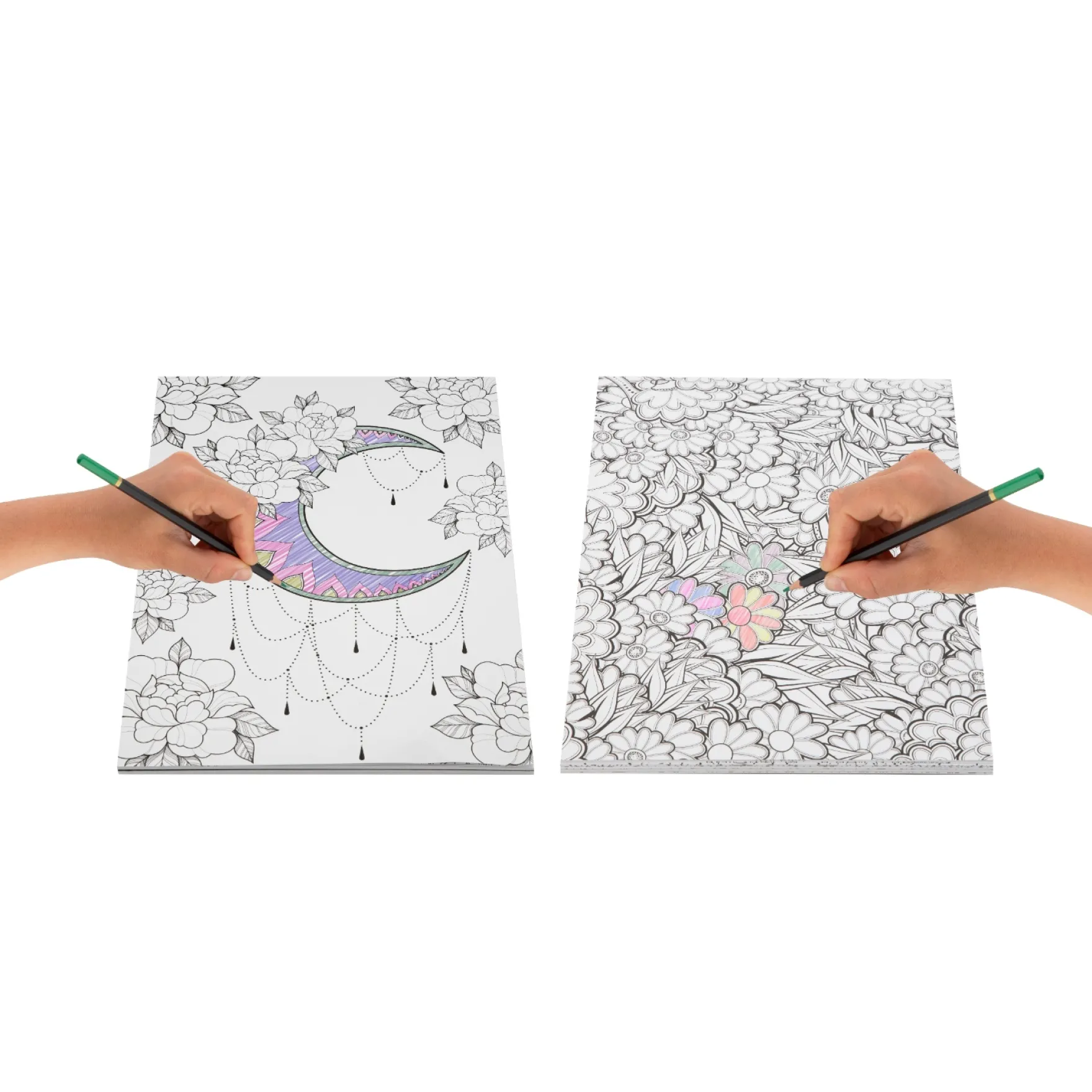 Kleurboek voor Volwassenen 7x21cm 20 designs 2 assorti