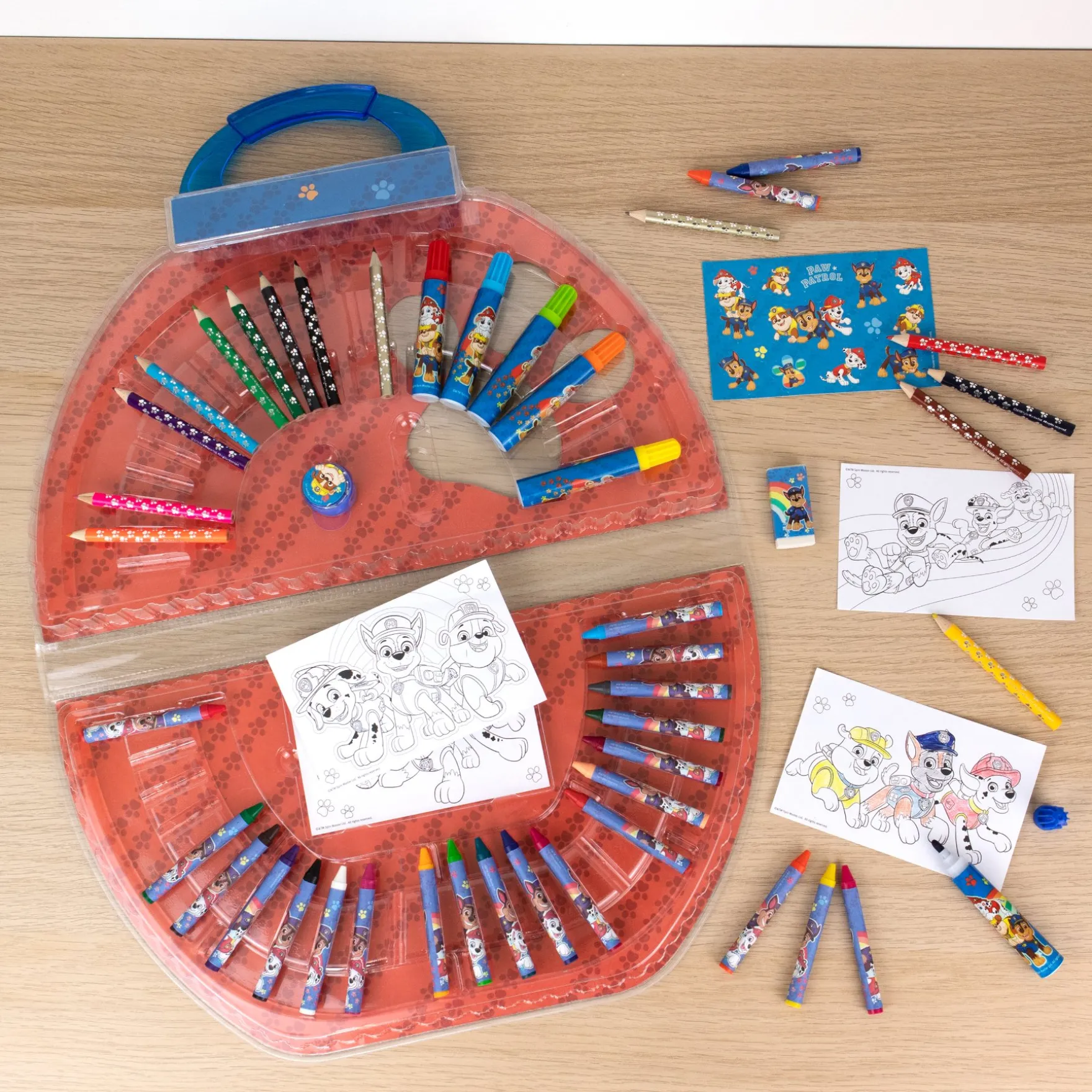 Kleurkoffer 51-delig Paw Patrol