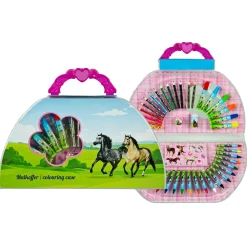 Kleurkoffer Paarden 51-delig