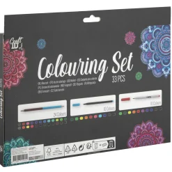 Kleurset proffesioneel compleet 33 pcs 37,5x24 cm