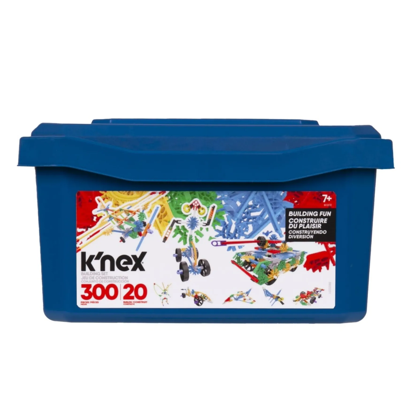 K'nex Classics 300 Stuks Building Set Blue Tub