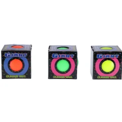 Knijpbal neon 10 cm 4 assorti