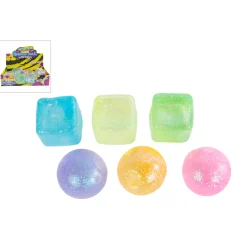 Knijpbal suikergel 6 cm 6asst