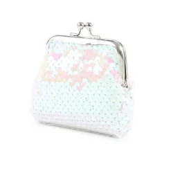 Knip portemonnee retro met pailletten 6 assorti