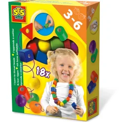 Knutselpakket SES Ik Leer Rijgen