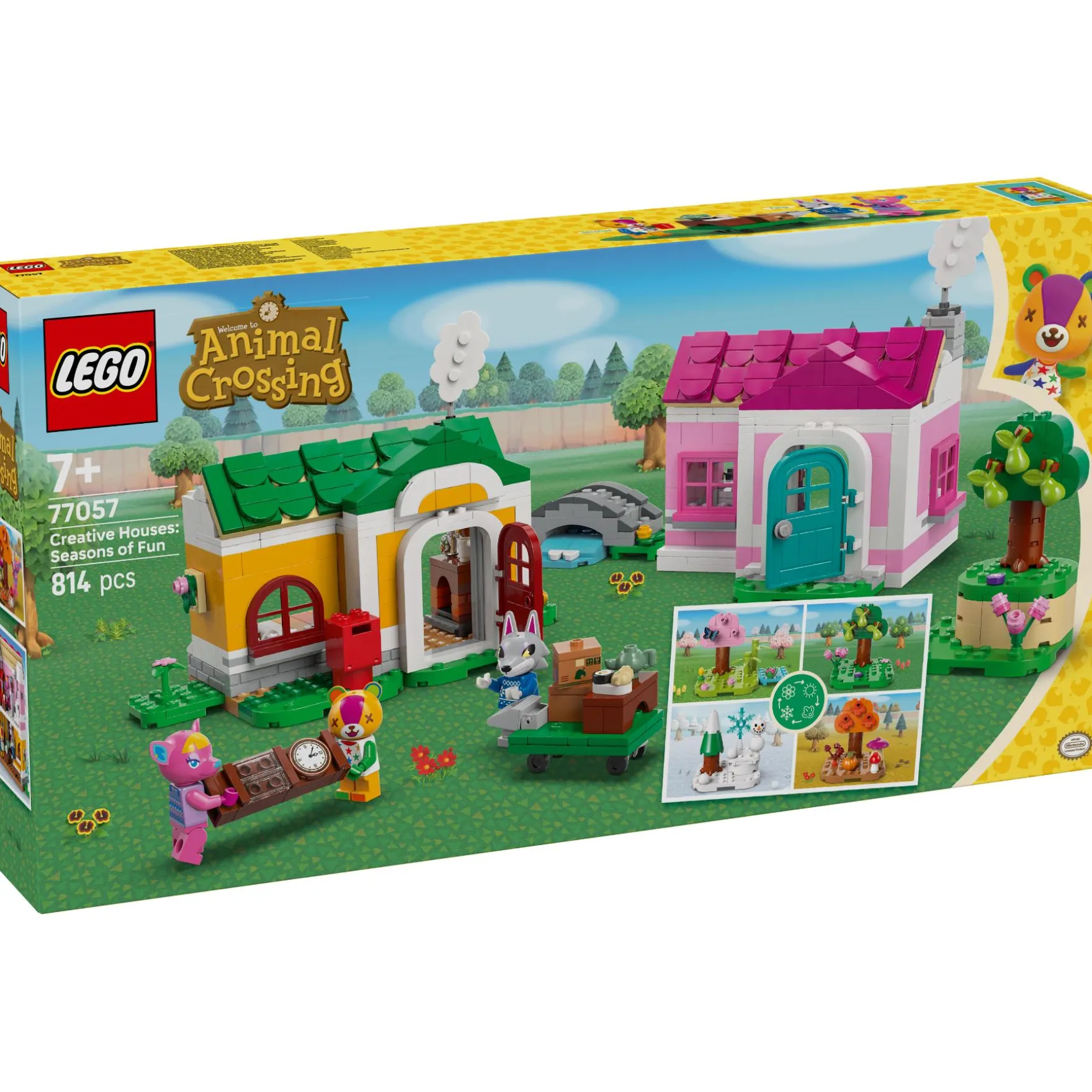 LEGO 77057 Animal Crossing Creatieve huizen: seizoenenlang plezier