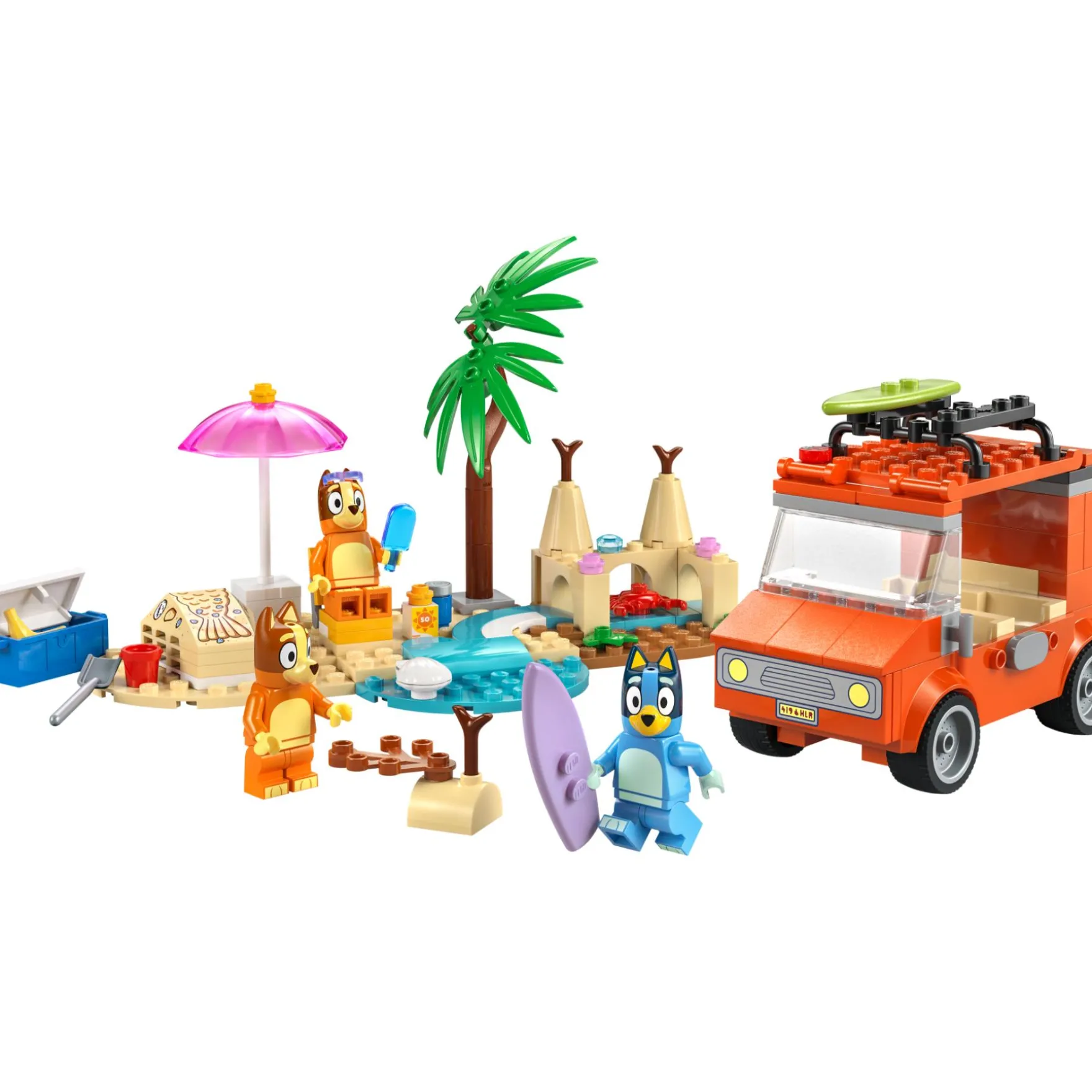 LEGO 11202 Bluey Autorit Naar Het Strand