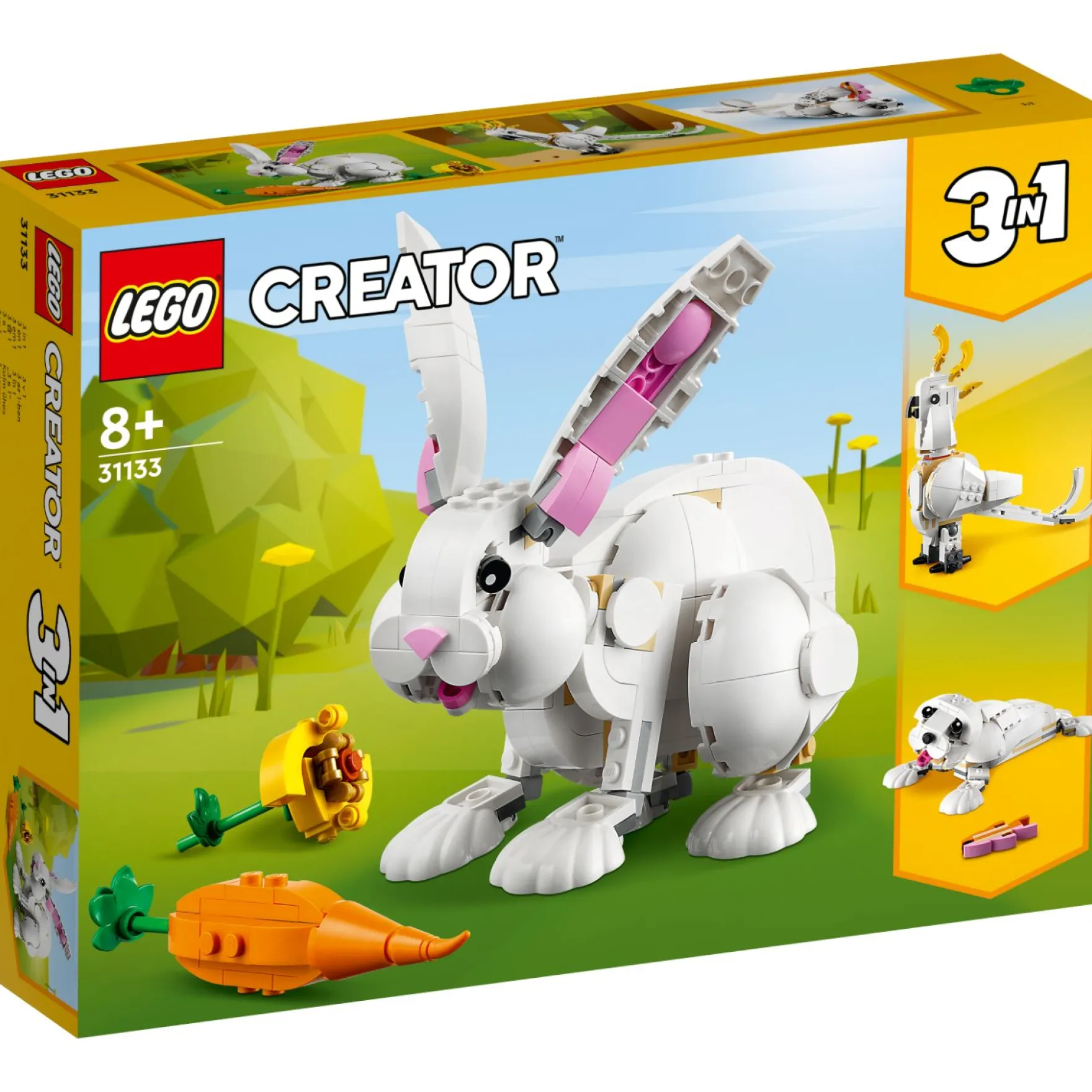 LEGO 31133 Creator Wit Konijn