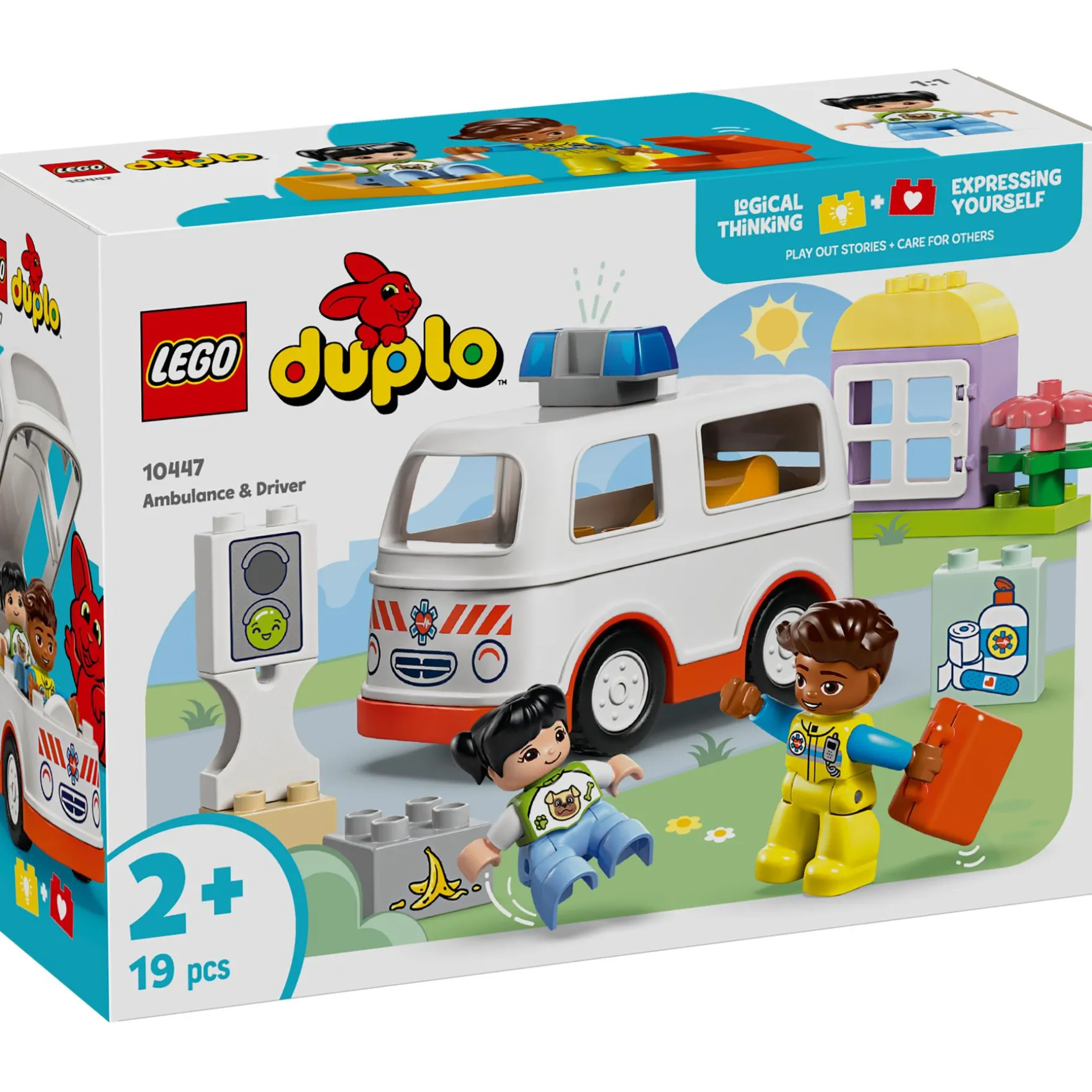 LEGO 10447 DUPLO Ambulance met chauffeur
