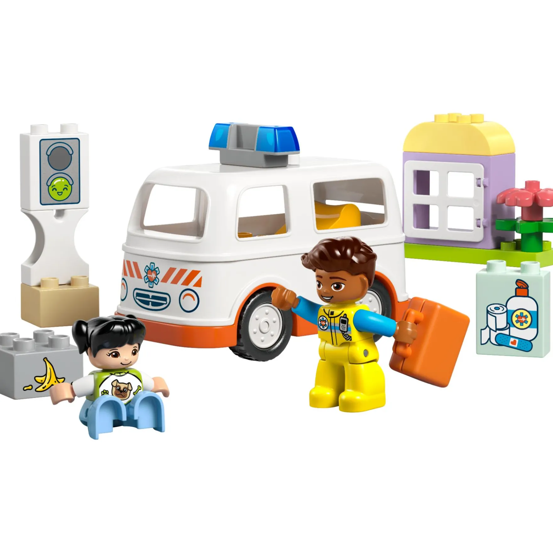 LEGO 10447 DUPLO Ambulance met chauffeur