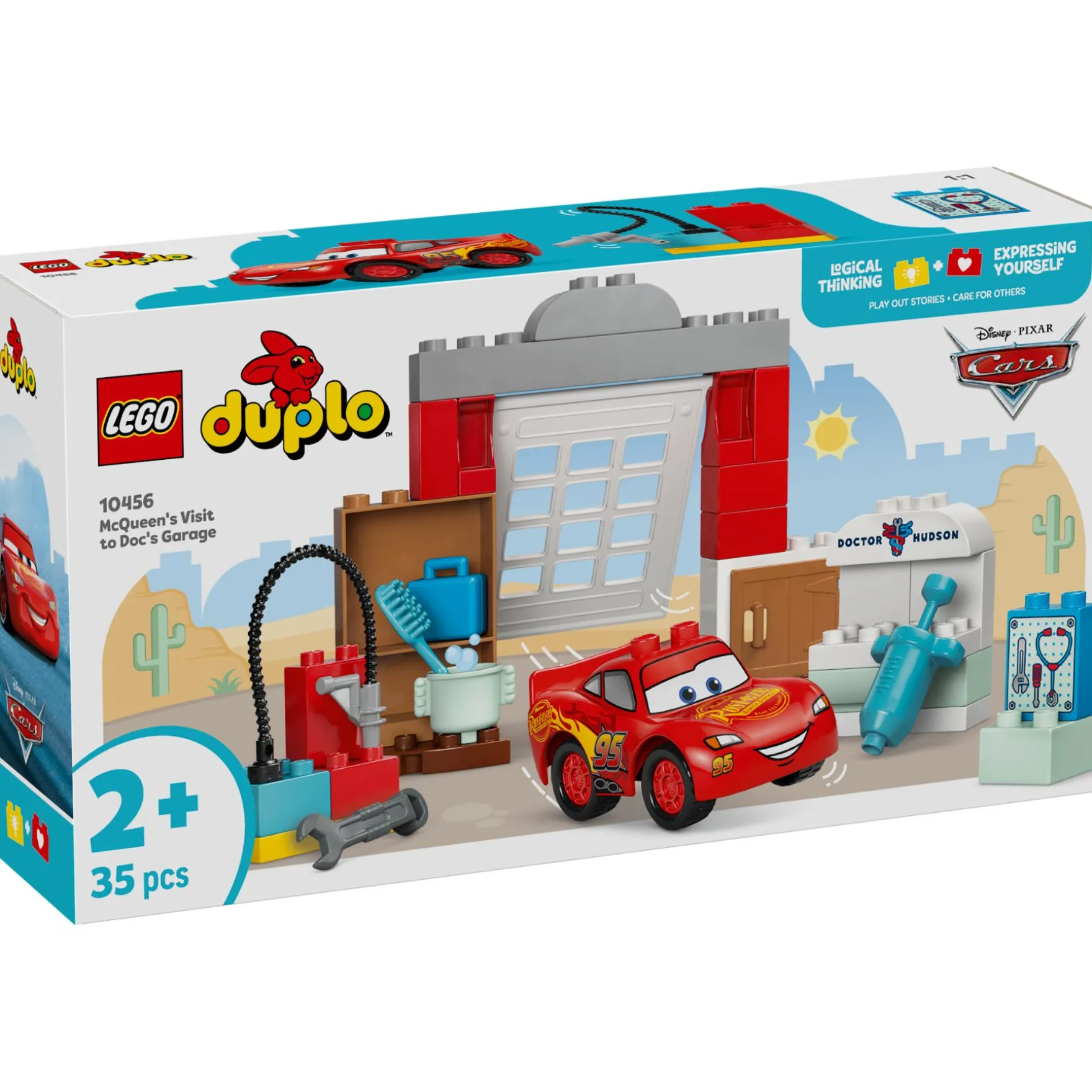 LEGO 10456 DUPLO Disney Mcqueens Bezoek Aan Docs Garage