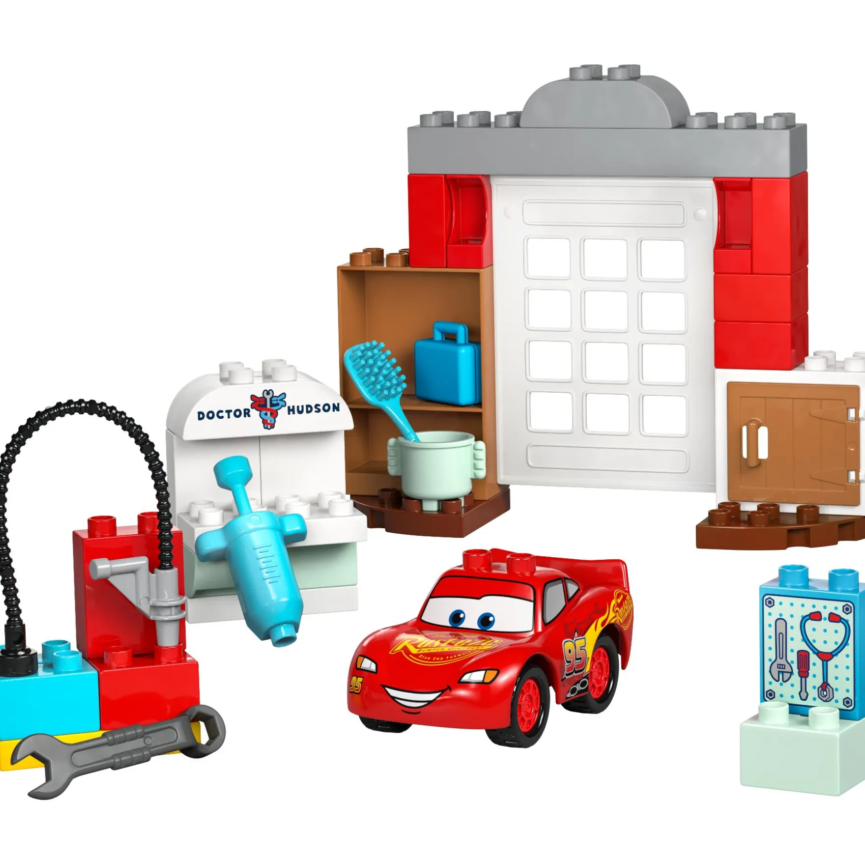 LEGO 10456 DUPLO Disney Mcqueens Bezoek Aan Docs Garage