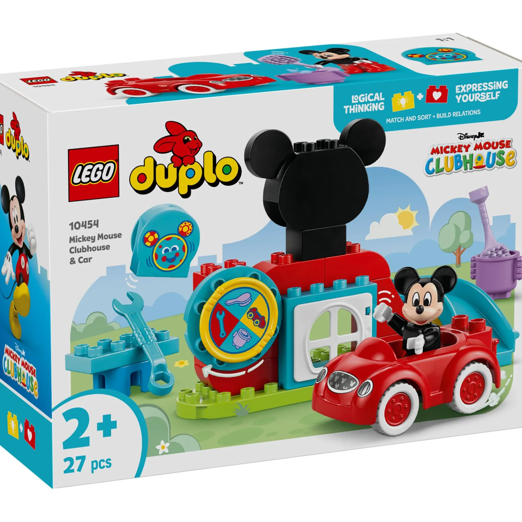 LEGO 10454 Duplo Disney Mickey Mouse clubhuis en auto