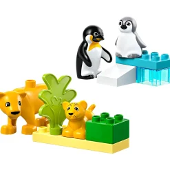 LEGO 10442 DUPLO Families van wilde dieren:  pinguïns en leeuwen