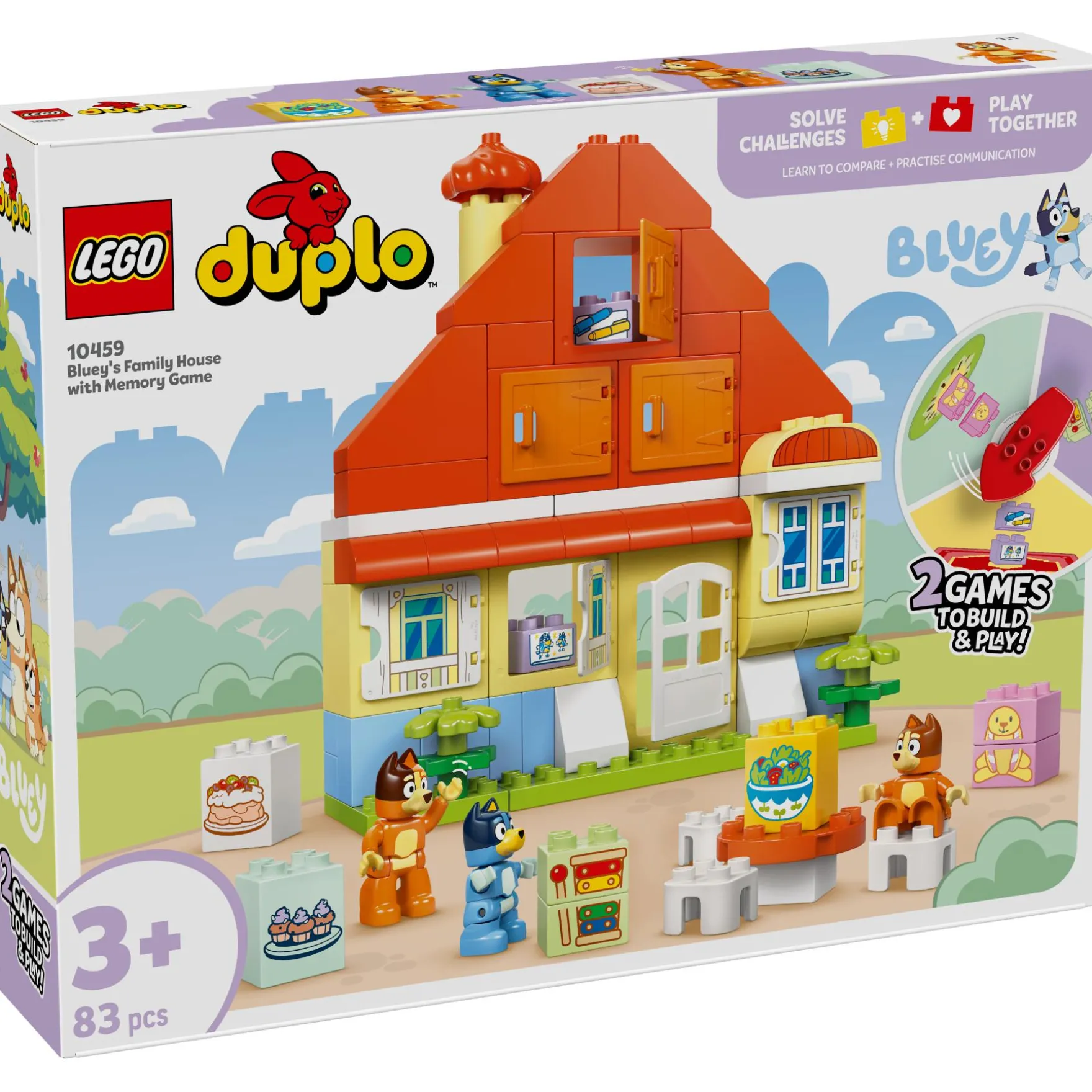 LEGO 10459 Duplo Huis Bluey Met Geheugenspel
